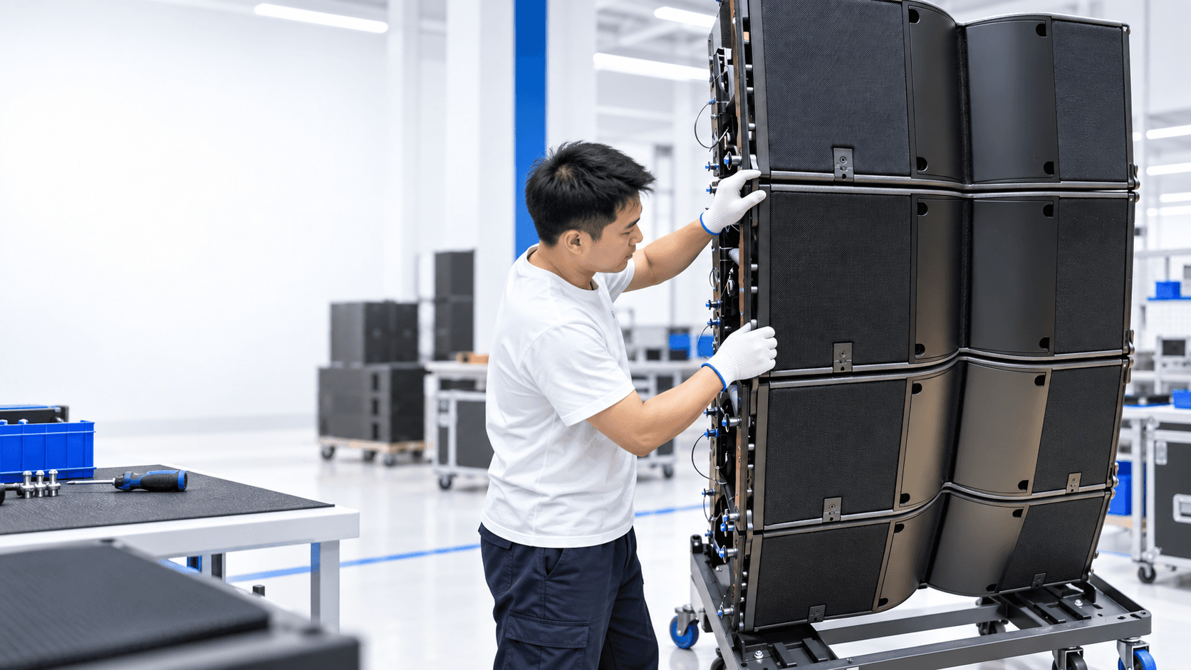 Professional audio product configuration and specification planning